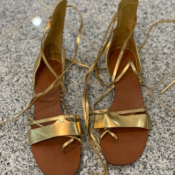 Lace up Zara flat - Picture 3 of 3